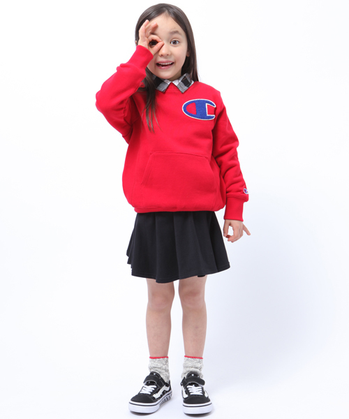 Champion（チャンピオン）の「XGS★×Champion CREWNECK SWEAT (4T～7T)（スウェット・キッズ・アッシュ/レッド/ネイビー・4T/5T/6T/7T）」の3枚目の写真