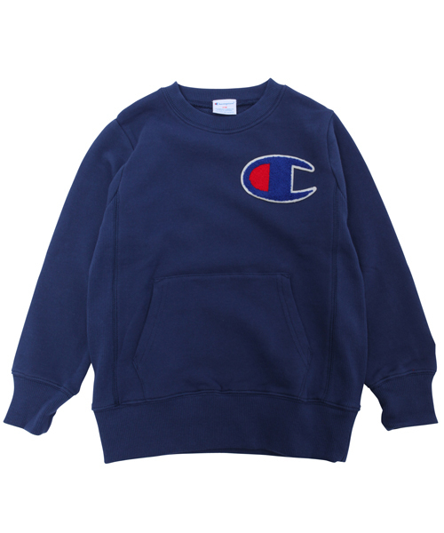 Champion（チャンピオン）の「XGS★×Champion CREWNECK SWEAT (4T～7T)（スウェット・キッズ・アッシュ/レッド/ネイビー・4T/5T/6T/7T）」の14枚目の写真
