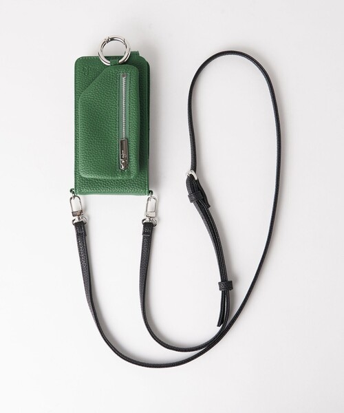 ajew(エジュー)の「<ajew>CADENAS マルチ対応Sサイズ/モバイルケース(スマホケース/カバー・レディース・オリーブ/コバルトブルー/ブラック/ケリー/オレンジ系その他/ベージュ/レッド・FREE)」の4枚目の写真