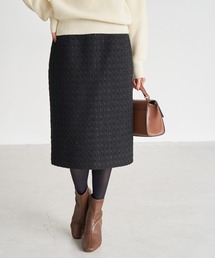 ROPE' PICNIC | ミドル丈ツイードアイラインスカート(スカート)