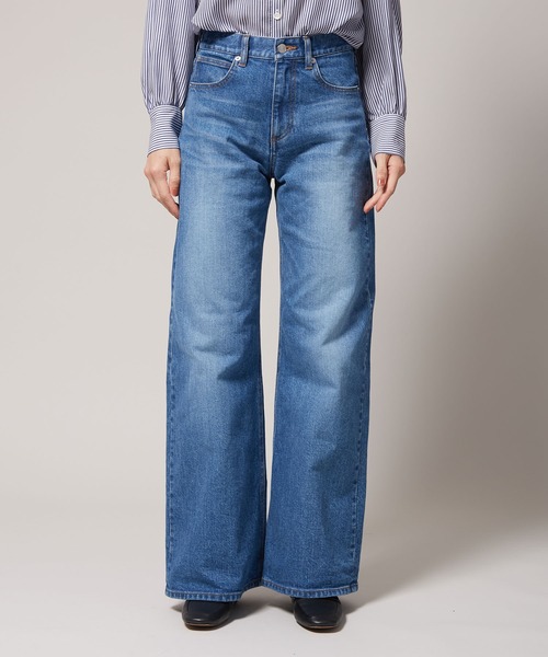 ROPE'（ロペ）の「ストレッチバギーデニムパンツ（デニムパンツ・レディース・ブラック/ブルー系その他4・38/36）」の6枚目の写真