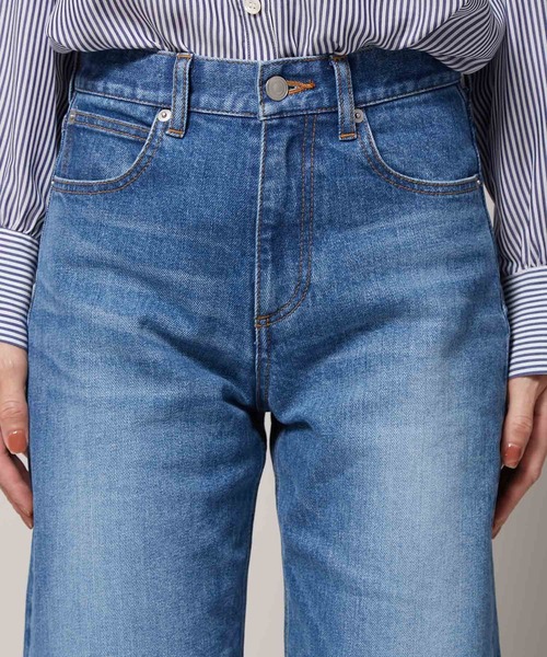 ROPE'（ロペ）の「ストレッチバギーデニムパンツ（デニムパンツ・レディース・ブラック/ブルー系その他4・38/36）」の9枚目の写真