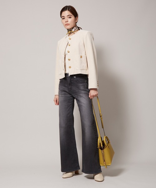 ROPE'（ロペ）の「ストレッチバギーデニムパンツ（デニムパンツ・レディース・ブラック/ブルー系その他4・38/36）」の15枚目の写真