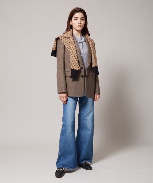 ROPE'（ロペ）の「ストレッチバギーデニムパンツ（デニムパンツ・レディース・ブラック/ブルー系その他4・38/36）」の16枚目の写真