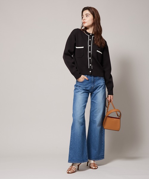 ROPE'（ロペ）の「ストレッチバギーデニムパンツ（デニムパンツ・レディース・ブラック/ブルー系その他4・38/36）」の17枚目の写真