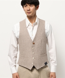 LARDINI ストライプ ベスト ジレ サイズ50 LARDINI ストライプ ベスト ジレ サイズ50
