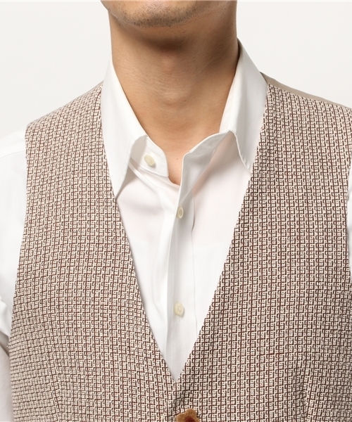 LARDINI（ラルディーニ）の「LARDINI / ジャカードジレ（ベスト）」 - WEAR