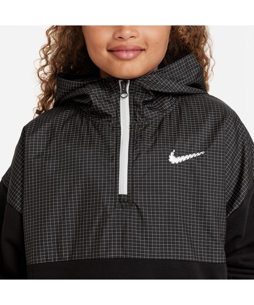 NIKE(ナイキ)の「ナイキ NIKE ナイキ YTH ODP フリース L/S トップ(パーカー・キッズ・スモークピンク/ラベンダー/ブラック・140cm/130cm/160cm/150cm)」の12枚目の写真