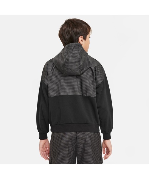 NIKE(ナイキ)の「ナイキ NIKE ナイキ YTH ODP フリース L/S トップ(パーカー・キッズ・スモークピンク/ラベンダー/ブラック・140cm/130cm/160cm/150cm)」の9枚目の写真