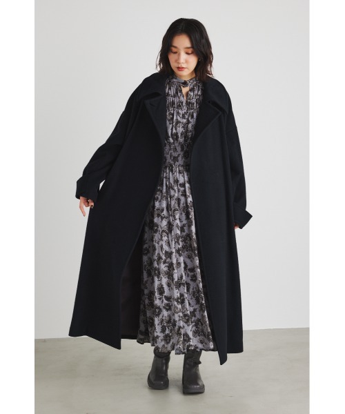 rienda（リエンダ）の「2WAYサイドベルトウールコート（チェスター