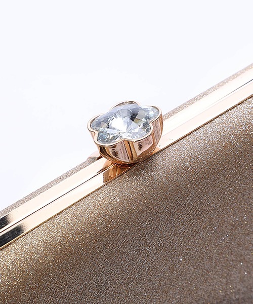 LOPASS（ロパス）の「パーティーバッグ 結婚式バッグ　クラッチバッグ（クラッチバッグ・レディース・ゴールド/ピンク/ブラック/シルバー・FREE）」の5枚目の写真