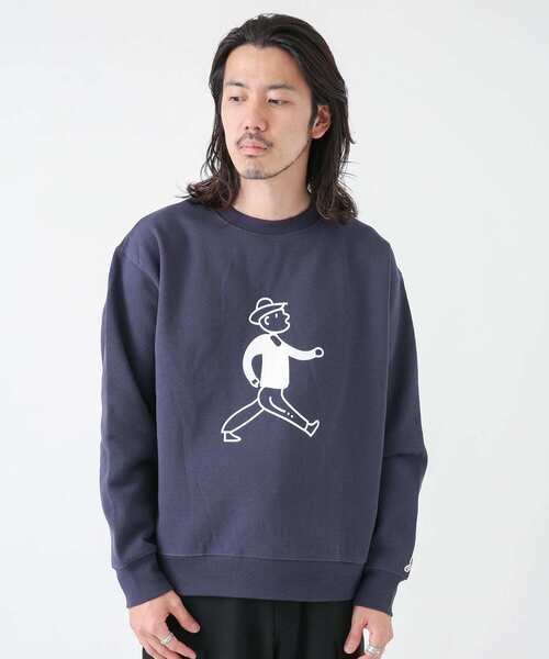 BUTWIN（バトウィン）の「『別注』BUTWIN×Sonny Label　ロゴプリントPULLOVER（スウェット・メンズ・グレー/ネイビー/グリーン・LARGE/MEDIUM）」の12枚目の写真