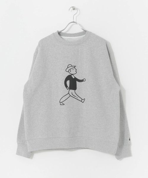 BUTWIN（バトウィン）の「『別注』BUTWIN×Sonny Label　ロゴプリントPULLOVER（スウェット・メンズ・グレー/ネイビー/グリーン・LARGE/MEDIUM）」の17枚目の写真