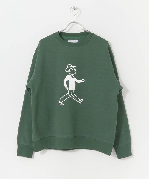 BUTWIN（バトウィン）の「『別注』BUTWIN×Sonny Label　ロゴプリントPULLOVER（スウェット・メンズ・グレー/ネイビー/グリーン・LARGE/MEDIUM）」の9枚目の写真