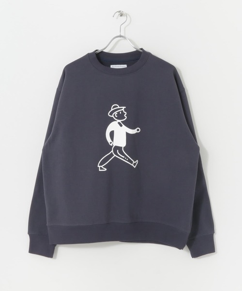 BUTWIN（バトウィン）の「『別注』BUTWIN×Sonny Label　ロゴプリントPULLOVER（スウェット・メンズ・グレー/ネイビー/グリーン・LARGE/MEDIUM）」の11枚目の写真