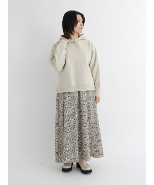 Samansa Mos2 blue(サマンサモスモスブルー)の「ニットパーカー【セットアップ可】(パーカー・レディース・モカ/チャコール/キナリ・フリ-)」の20枚目の写真