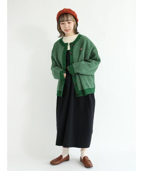 Samansa Mos2（サマンサ モスモス）の「裏起毛ロゴアソートスウェット（Tシャツ/カットソー・レディース・ベージュ/ネイビー/キナリ/グリーン/レッド/オフホワイト・ﾌﾘ-）」の13枚目の写真