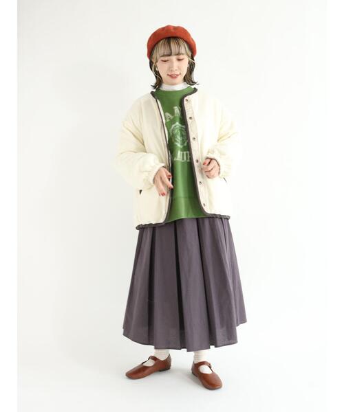 Samansa Mos2（サマンサ モスモス）の「裏起毛ロゴアソートスウェット（Tシャツ/カットソー・レディース・ベージュ/ネイビー/キナリ/グリーン/レッド/オフホワイト・ﾌﾘ-）」の16枚目の写真