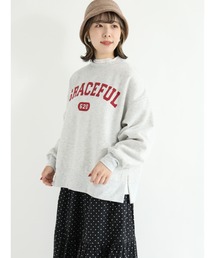 Samansa Mos2 | 裏起毛ロゴアソートスウェット(Tシャツ/カットソー)