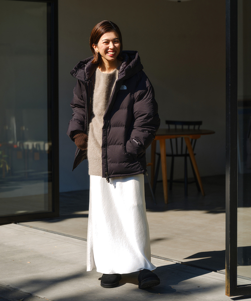 IENA（イエナ）の「【THE NORTH FACE/ノースフェイス】BELAYER PARKA（ダウンジャケット/コート・レディース・ブラック/ブラウン・X-SMALL/SMALL）」の3枚目の写真