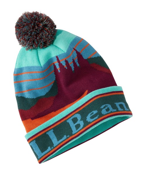 L.L.Bean(エルエルビーン)の「カタディン・ポム・ハット(ニットキャップ/ビーニー・メンズ・レッド系その他/グリーン系その他/ブラック系その他/グレー系その他/ブラック/ブルー系その他/ピンク系その他/ブルー系その他2/ブルー系その他3/ブルー系その他4/グリーン系その他2/ブルー系その他5/ブラウン系その他・OSFA)」の7枚目の写真