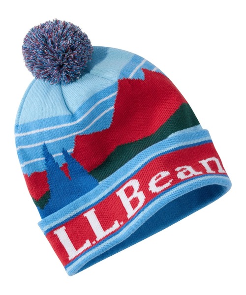 L.L.Bean(エルエルビーン)の「カタディン・ポム・ハット(ニットキャップ/ビーニー・メンズ・レッド系その他/グリーン系その他/ブラック系その他/グレー系その他/ブラック/ブルー系その他/ピンク系その他/ブルー系その他2/ブルー系その他3/ブルー系その他4/グリーン系その他2/ブルー系その他5/ブラウン系その他・OSFA)」の1枚目の写真