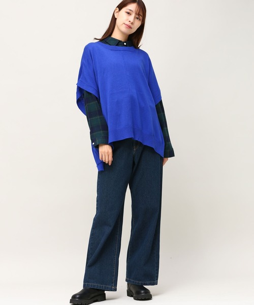 AnNet（アネット）の「ﾎﾟﾝﾁｮﾍﾞｽﾄ（ベスト・レディース・ブルー/ブラック・5L/4L/3L）」の5枚目の写真