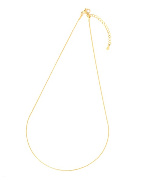 GLOBAL WORK(グローバルワーク)の「UNISEXステンレスマルスネークネックレス/172340(ネックレス・レディース・シルバー系その他/ゴールド/ゴールド系その他/シルバー・FREE)」の5枚目の写真