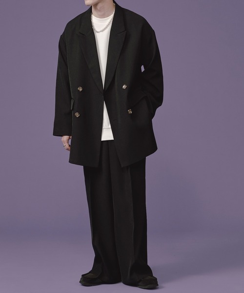 ルーズストレートパンツ/セットアップ対応（スラックス）｜Ellno Loset