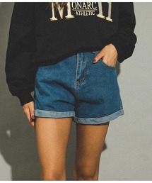 ANAP | ロールアップデニムショートパンツ(デニムパンツ)