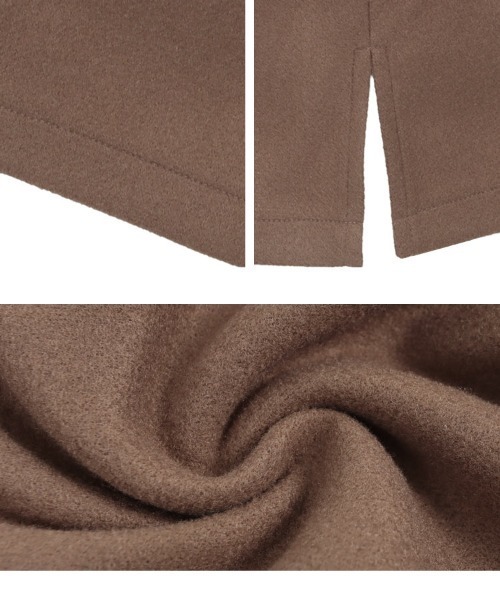 KOBE LETTUCE（コウベレタス）の「フェイクウールサロペット（サロペット/オーバーオール・レディース・ベージュ系/ブラック系/モカ/ブラック/グレイッシュベージュ/ブラウン系・2/1）」の13枚目の写真