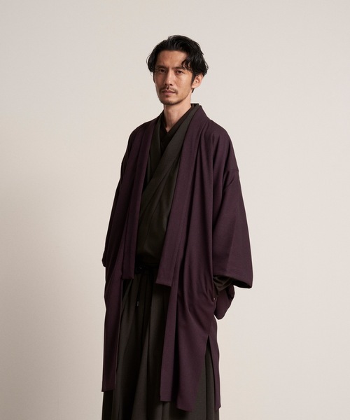 和ROBE（ワローブ）の「【2022冬の和ROBE】YOTEN COAT（その他アウター・メンズ・グレー/ダークパープル/ブラック・2/3）」の3枚目の写真