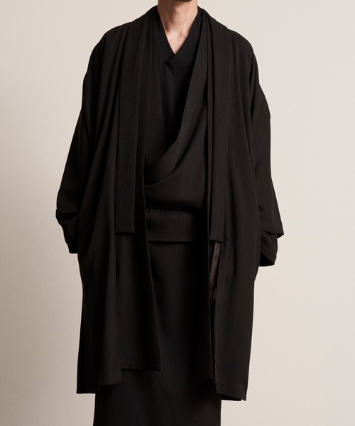 和ROBE（ワローブ）の「【2022冬の和ROBE】YOTEN COAT（その他アウター・メンズ・グレー/ダークパープル/ブラック・2/3）」の2枚目の写真