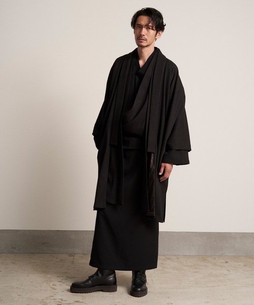 和ROBE（ワローブ）の「【2022冬の和ROBE】YOTEN COAT（その他アウター・メンズ・グレー/ダークパープル/ブラック・2/3）」の8枚目の写真