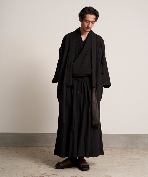 和ROBE（ワローブ）の「【2022冬の和ROBE】YOTEN COAT（その他アウター・メンズ・グレー/ダークパープル/ブラック・2/3）」の7枚目の写真