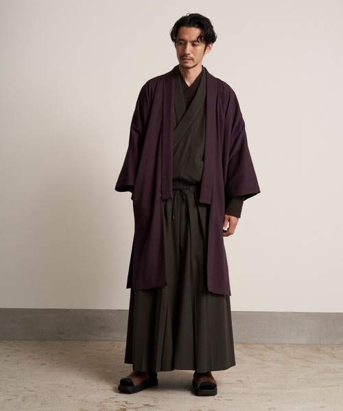 和ROBE（ワローブ）の「【2022冬の和ROBE】YOTEN COAT（その他アウター・メンズ・グレー/ダークパープル/ブラック・2/3）」の18枚目の写真