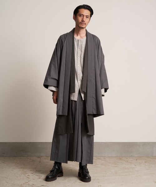 和ROBE（ワローブ）の「【2022冬の和ROBE】YOTEN COAT（その他アウター・メンズ・グレー/ダークパープル/ブラック・2/3）」の11枚目の写真