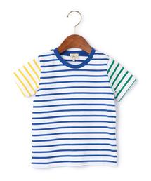 green label relaxing | 【KIDS】クレイジーボーダーTシャツ◆(Tシャツ/カットソー)