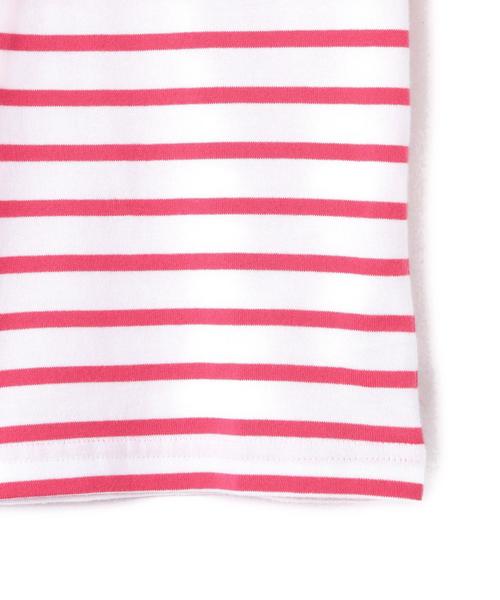 green label relaxing（グリーンレーベルリラクシング）の「【KIDS】クレイジーボーダーTシャツ◆（Tシャツ/カットソー・キッズ・ピンク/コバルトブルー・135/L/125/M/115/95/S/105）」の8枚目の写真