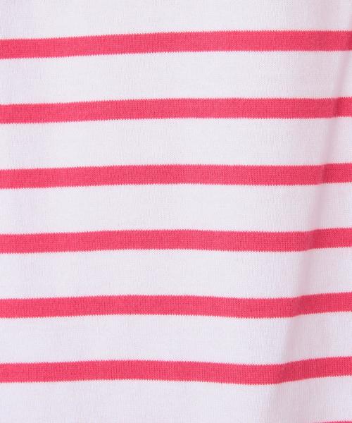 green label relaxing（グリーンレーベルリラクシング）の「【KIDS】クレイジーボーダーTシャツ◆（Tシャツ/カットソー・キッズ・ピンク/コバルトブルー・135/L/125/M/115/95/S/105）」の9枚目の写真