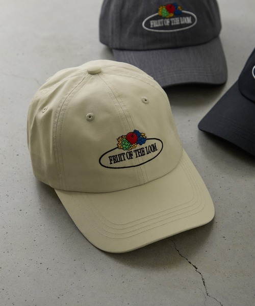 FRUIT OF THE LOOM（フルーツオブザルーム）の「リサイクル CAP（キャップ・メンズ・ベージュ/グレー/ブラック・FREE）」の3枚目の写真