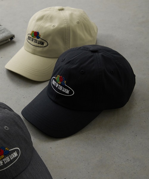 FRUIT OF THE LOOM（フルーツオブザルーム）の「リサイクル CAP（キャップ・メンズ・ベージュ/グレー/ブラック・FREE）」の2枚目の写真