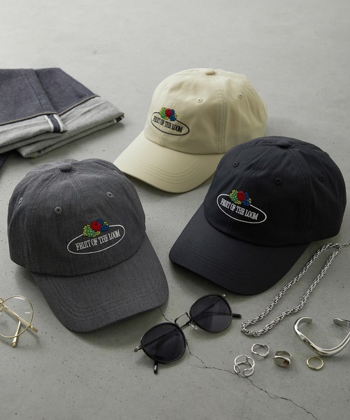 FRUIT OF THE LOOM（フルーツオブザルーム）の「リサイクル CAP（キャップ・メンズ・ベージュ/グレー/ブラック・FREE）」の5枚目の写真