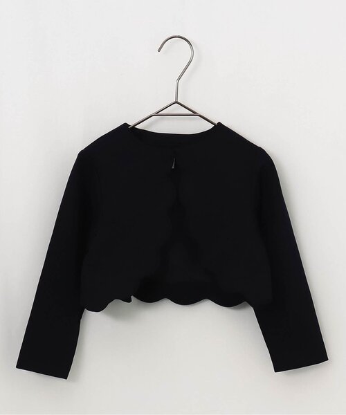 apres les cours（アプレレクール）の「フォーマルボレロ（スーツジャケット・キッズ・オフホワイト/ネイビー・110/120/100/130）」の12枚目の写真