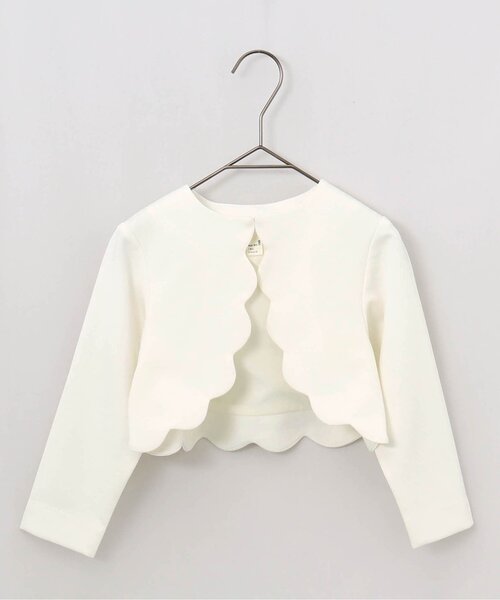 apres les cours（アプレレクール）の「フォーマルボレロ（スーツジャケット・キッズ・オフホワイト/ネイビー・110/120/100/130）」の15枚目の写真