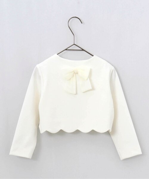 apres les cours（アプレレクール）の「フォーマルボレロ（スーツジャケット・キッズ・オフホワイト/ネイビー・110/120/100/130）」の17枚目の写真