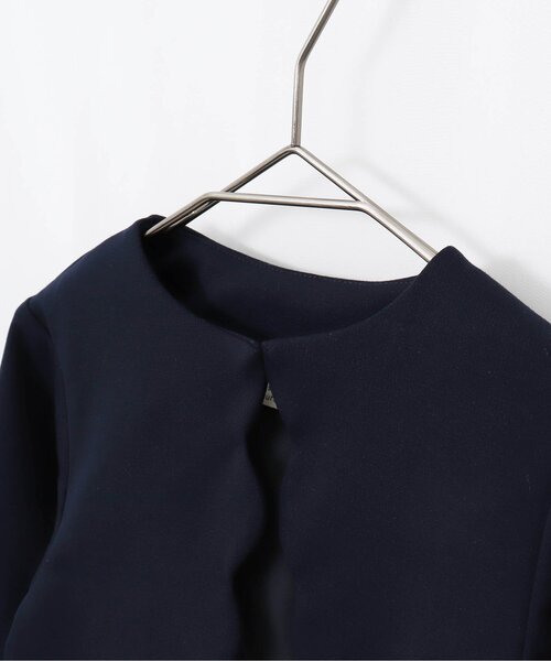 apres les cours（アプレレクール）の「フォーマルボレロ（スーツジャケット・キッズ・オフホワイト/ネイビー・110/120/100/130）」の18枚目の写真