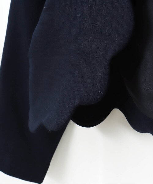 apres les cours（アプレレクール）の「フォーマルボレロ（スーツジャケット・キッズ・オフホワイト/ネイビー・110/120/100/130）」の20枚目の写真