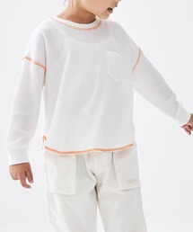 Daddy Oh Daddy | ステッチ配色ワッフル長袖Ｔシャツ(Tシャツ/カットソー)
