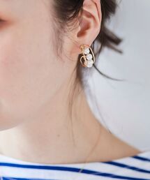 le.coeur blanc | MARMELO ハーフパールイヤリング(イヤリング)